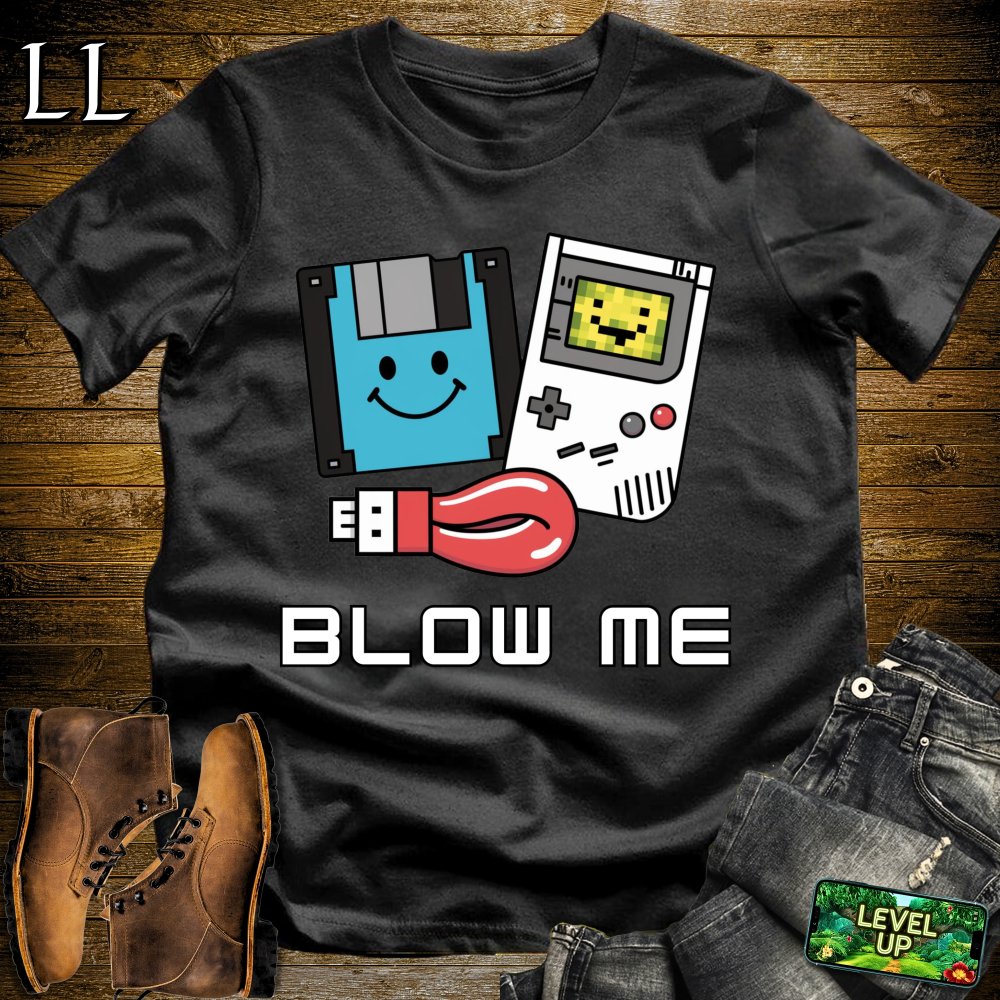 Blow Me Softstyle Tee - Black - LegacyLayers