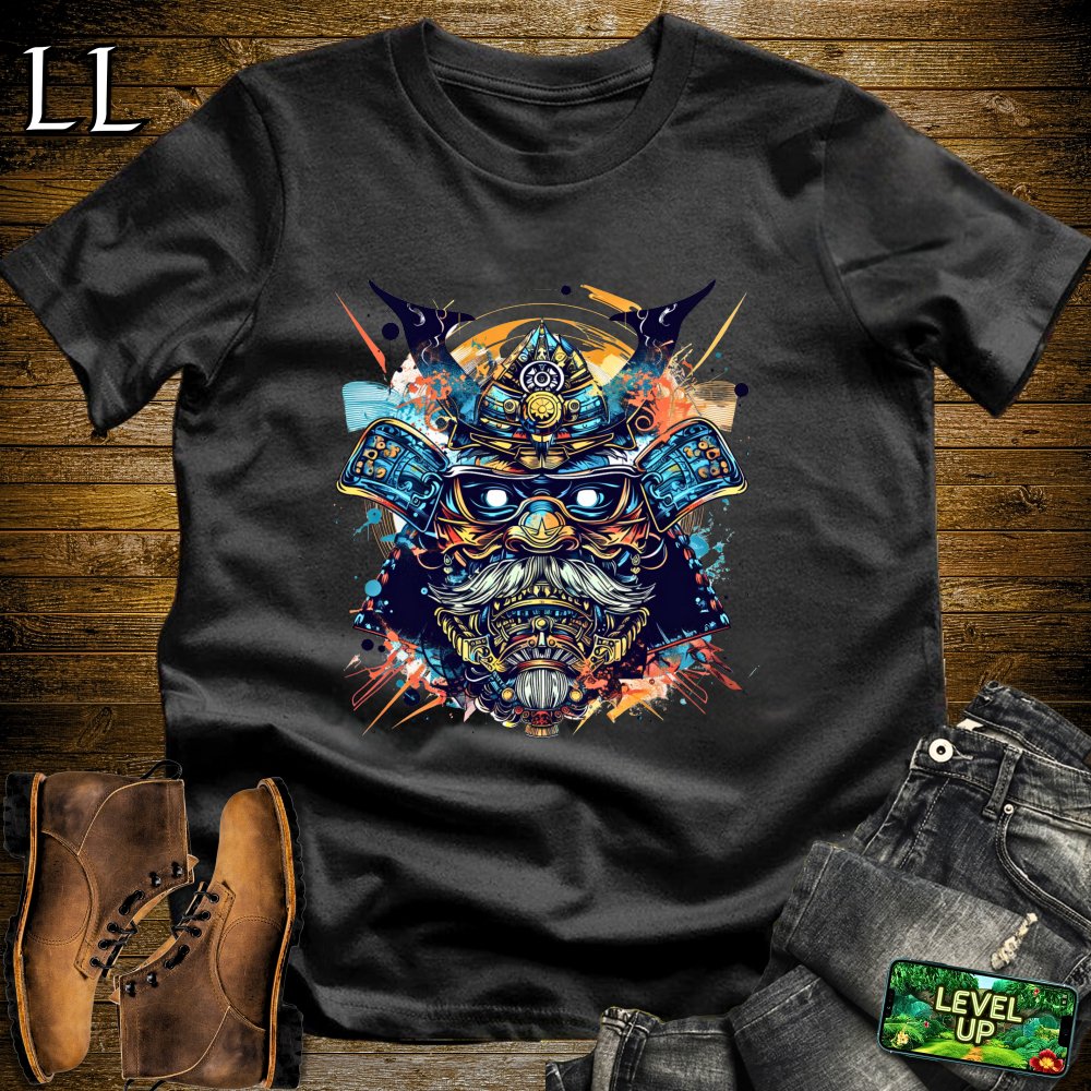 Blue Eye Samurai Mask Softstyle Tee - Black - LegacyLayers