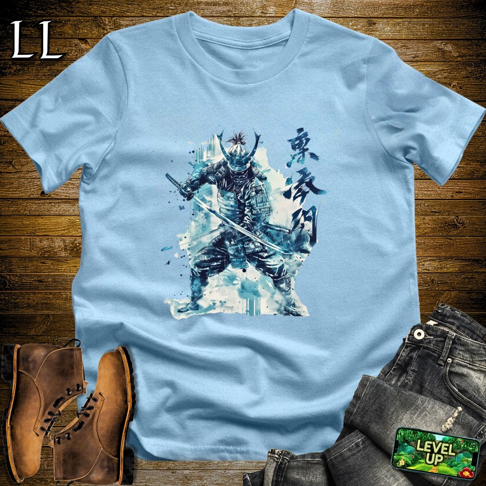 Blue Samurai Softstyle Tee - Light Blue - LegacyLayers