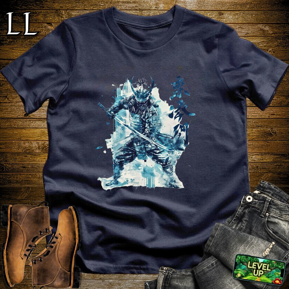 Blue Samurai Navy | Ocean Warrior Tee