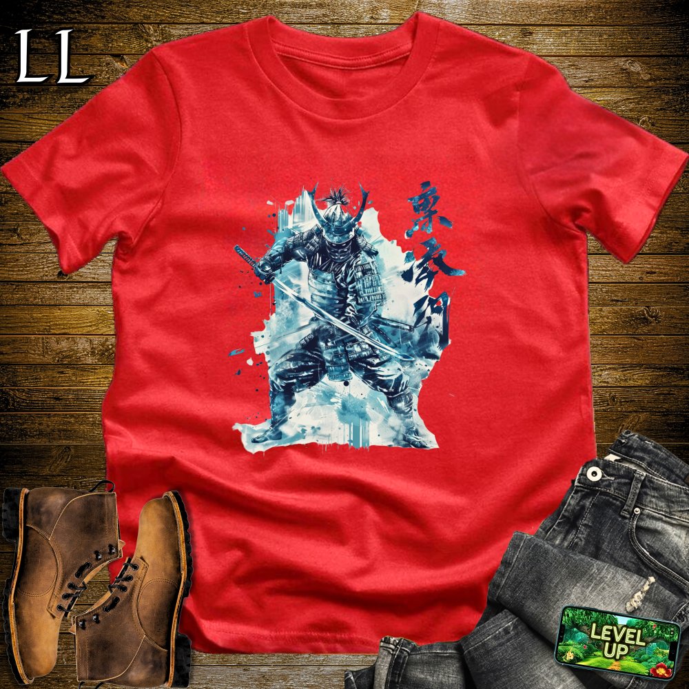 Blue Samurai Red | Ocean Warrior Tee