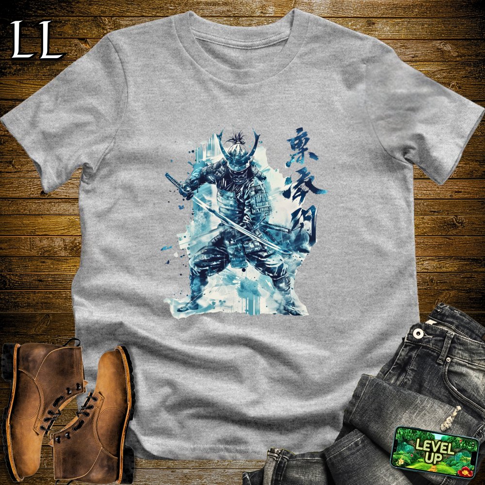 Blue Samurai Sport Grey | Ocean Warrior Tee
