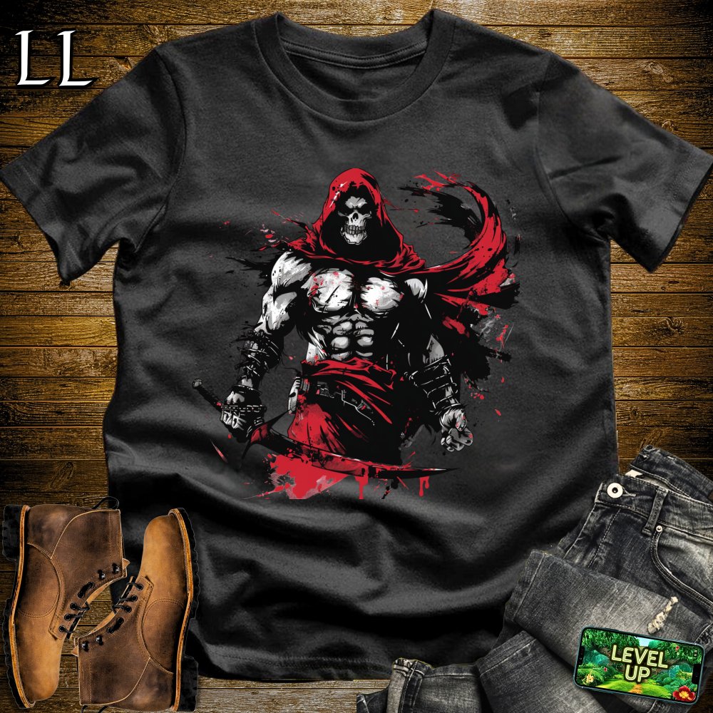 Body Builder Grim Reaper Softstyle Tee - Black - LegacyLayers