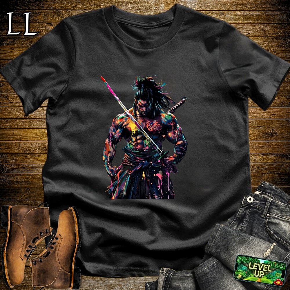 Body Builder Samurai Softstyle Tee - Black - LegacyLayers