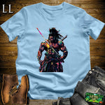 Body Builder Samurai Light Blue | Strength Warrior Tee
