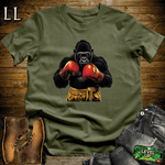 Boxer Gorilla Softstyle Tee Military Green | Fighting Tee