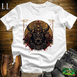 Buffalo Samurai Military Green | Strength Animal Tee