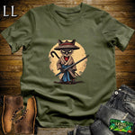 Burmese Cat Samurai Navy | Exotic Cat Tee