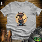 Burmese Cat Samurai Sport Grey | Exotic Cat Tee