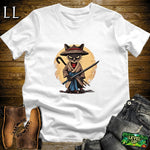Burmese Cat Samurai Military Green | Exotic Cat Tee