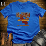 California Cigar Smoker T-Shirt Royal Blue | State Cigar Shirt