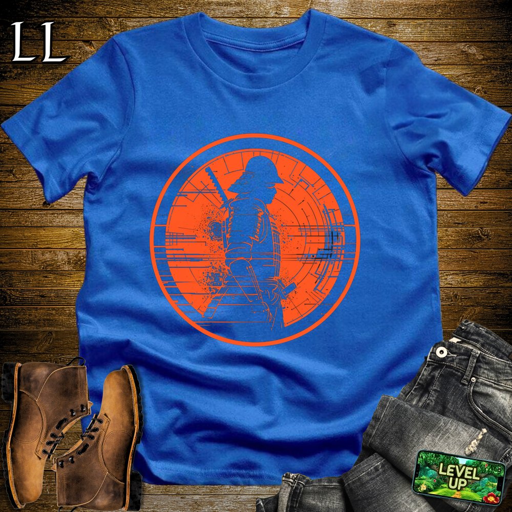 Call of the Samurai Light Blue | Warrior Quote Tee