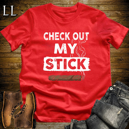 Check out my Stick Cigar T-Shirt Red | Funny Cigar Pun Tee