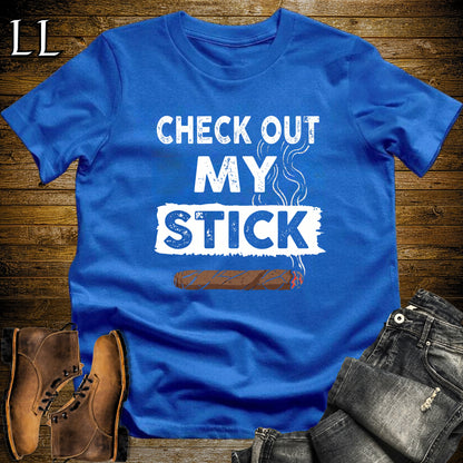 Check out my Stick Cigar T-Shirt Royal | Funny Cigar Pun Tee
