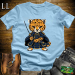 Cheetah Cub Samurai Black | Big Cat Lover Tee