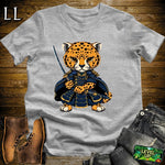 Cheetah Cub Samurai Sport Grey | Big Cat Lover Tee