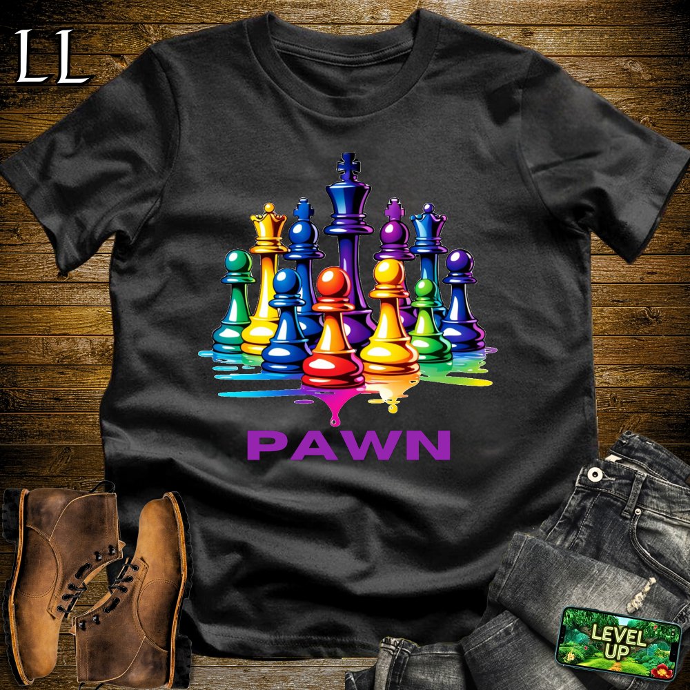 Chess Pawn Softstyle Tee - Black - LegacyLayers