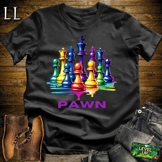 Chess Pawn Softstyle Tee - Black - LegacyLayers