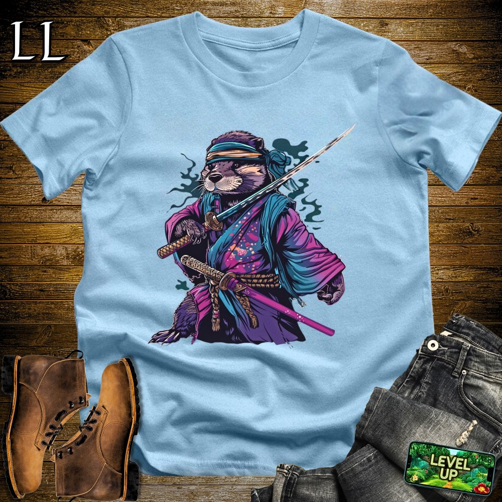 Chief Otter Samurai Black | Funny Otter Lover Tee