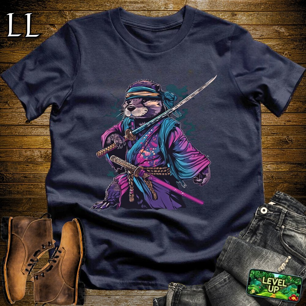 Chief Otter Samurai Red | Funny Otter Lover Tee