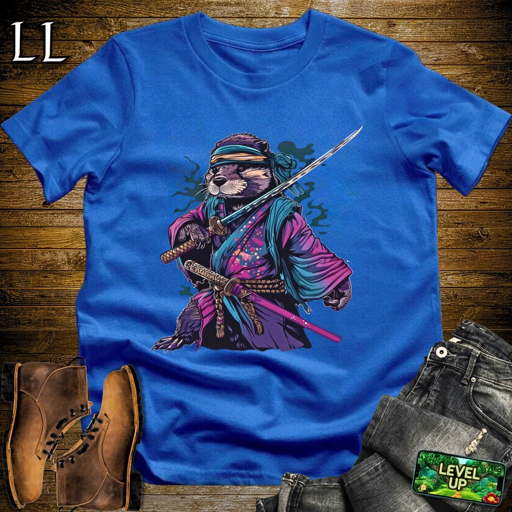 Chief Otter Samurai Softstyle Tee - Royal - LegacyLayers