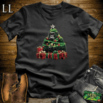 Christmas Tree Gorilla Softstyle Tee Black | Holiday Tee