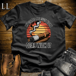 Cigars Are Vegan Shirt Black | Funny Cigar Lover Tee