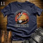 Cigars Are Vegan Shirt Navy | Funny Cigar Lover Tee