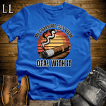 Cigars Are Vegan Shirt Royal Blue | Funny Cigar Lover Tee