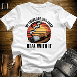 Cigars Are Vegan Shirt White | Funny Cigar Lover Tee