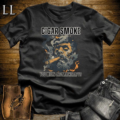 Cigar Aromatherapy Shirt Black | Funny Cigar Lover Tee