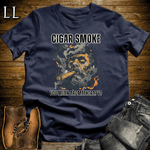 Cigar Aromatherapy Shirt Navy | Funny Cigar Lover Tee