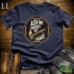 Cigar Ash Me About My Cigars - Navy - LegacyLayers