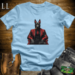 Belgian Malinois Cigar Shirt Light Blue | Dog Lover Cigar Tee