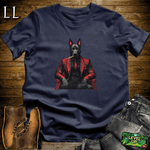 Belgian Malinois Cigar Shirt Navy | Dog Lover Cigar Tee