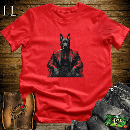 Belgian Malinois Cigar Shirt Red | Dog Lover Cigar Tee