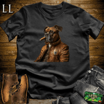 Boxer Dog Cigar Shirt Black | Dog Lover Cigar Tee