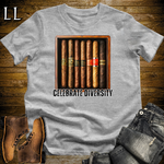 Cigar Celebrate Diversity Shirt Sport Grey | Funny Cigar Tee