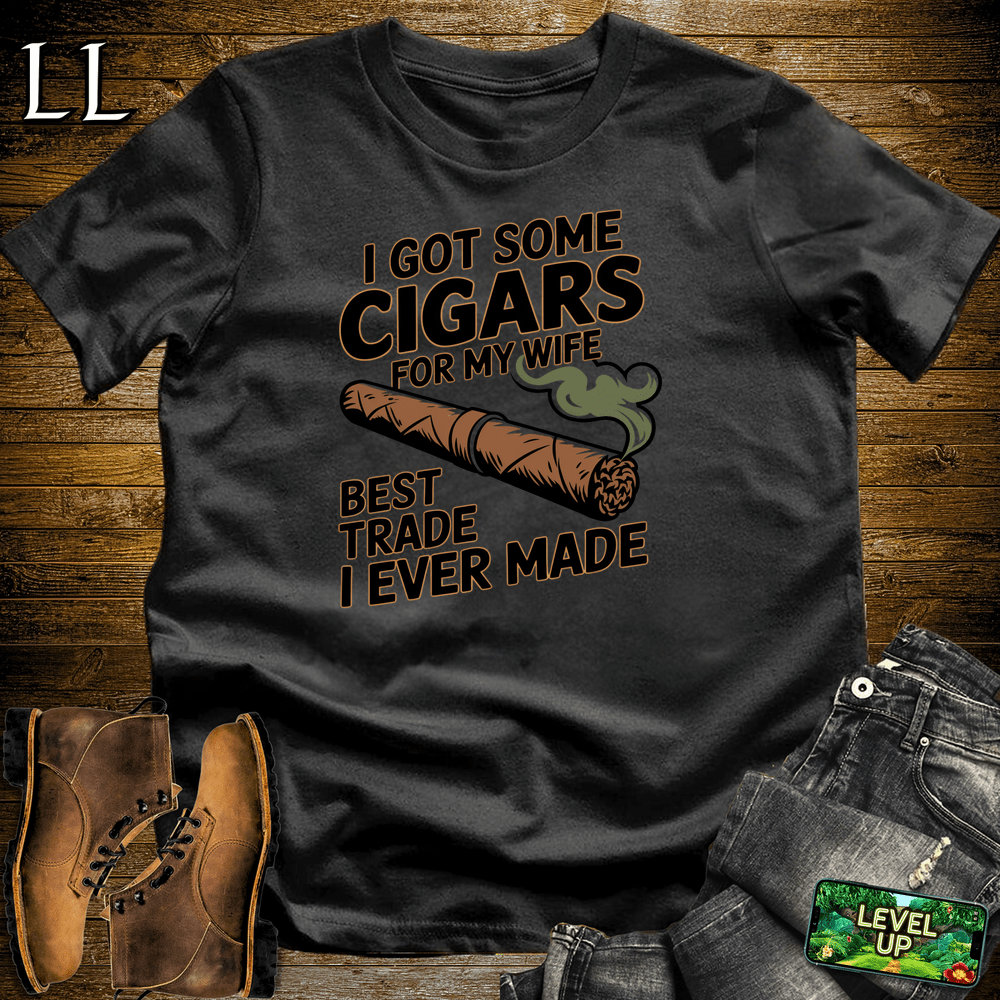 Cigar Cigars For My Wife - Black - LegacyLayers