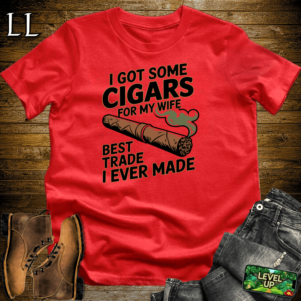 Cigar Cigars For My Wife - Red - LegacyLayers