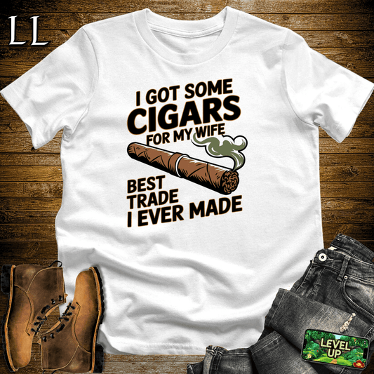Cigar Cigars For My Wife - White - LegacyLayers