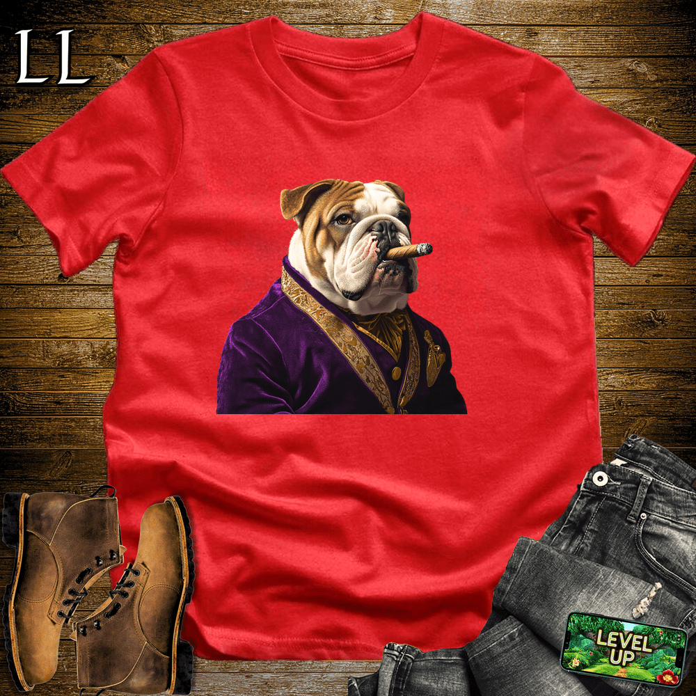 Cigar English Bulldog - Red - LegacyLayers