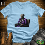 Great Dane Cigar Shirt Light Blue | Dog Lover Cigar Tee