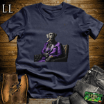 Great Dane Cigar Shirt Navy | Dog Lover Cigar Tee