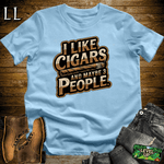 Cigar I Like Cigars And Maybe 3 People - Light Blue - LegacyLayers