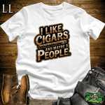 Cigar I Like Cigars And Maybe 3 People - White - LegacyLayers