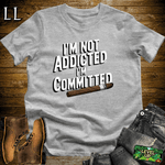I'm Not Addicted Cigar Shirt Sport Grey | Funny Cigar Tee