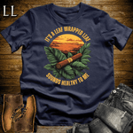 Leaf Wrapped Leaf Cigar Shirt Navy | Cigar Graphic Tee