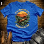 Leaf Wrapped Leaf Cigar Shirt Royal | Cigar Graphic Tee