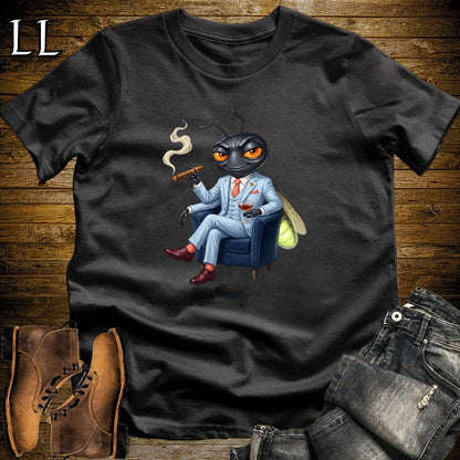 Cigar Lounge Firefly T-Shirt Black | Animal Cigar Gift